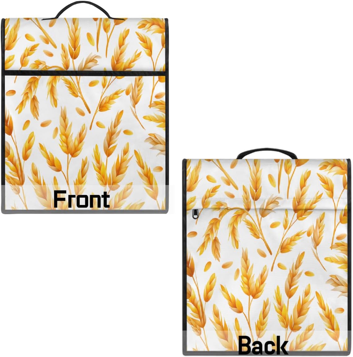 Golden Wheat Kitchen Aid Mixer Cover Compatible with 6-8 Quarts Stand Mixer Covers with Pocket Coffee Maker Dust Covers Kitchen Aid Accessories Blender Cover for Tilt Head Bowl Lift