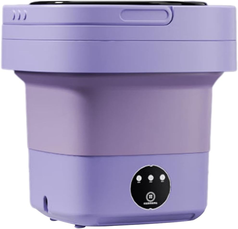 Compact Washer for Travel, Camping, and Small, Violet