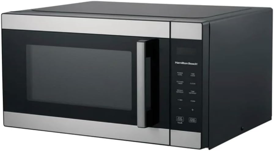 1.6 Cu ft Sensor Cook Countertop Microwave Oven in Stainless Steel, New