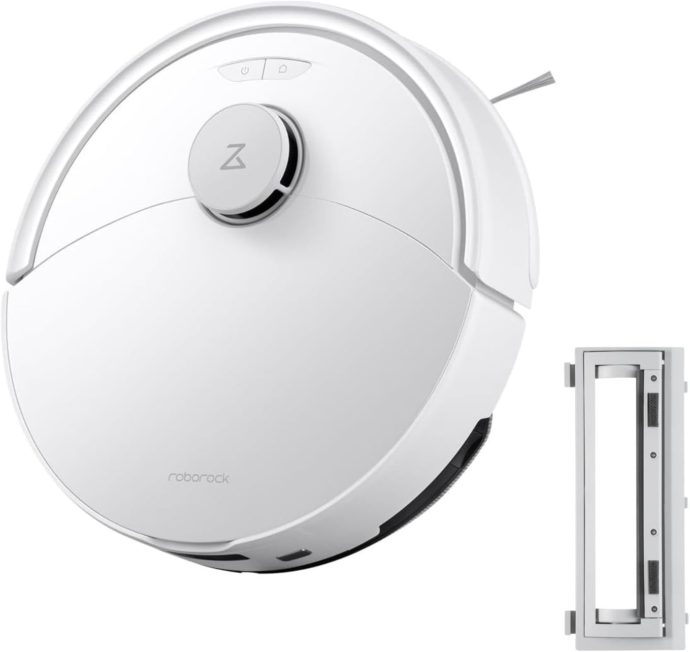 roborock Q10 X5 Robot Vacuum and Mop Combo White with Floating Main Brush Cover