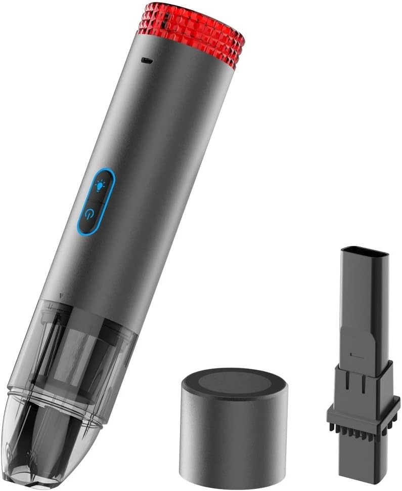 Handheld Vacuum Cordless, Portable Hand Held Car Vacuum Cleaner with High Power, Rechargeable Mini Vacuum for Home Office Pet Hair Cleaning, Lightweight and Quick Charge