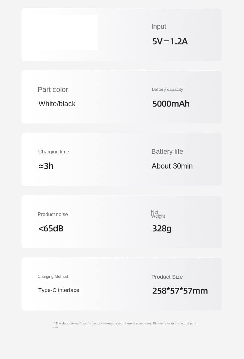 Hand Held Vacuum, WirelessVacuum Cleaner Cordless Handheld Vacuum Home Dual Use Vacuum Cleaner with Built-in Battrery (Color : White Orange)