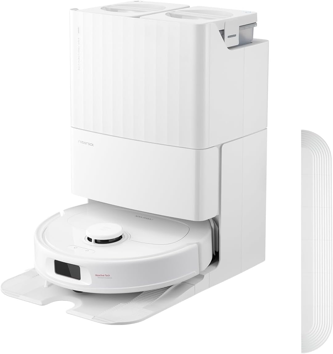 roborock Qrevo S Robot Vacuum and Mop with Threshold Strip