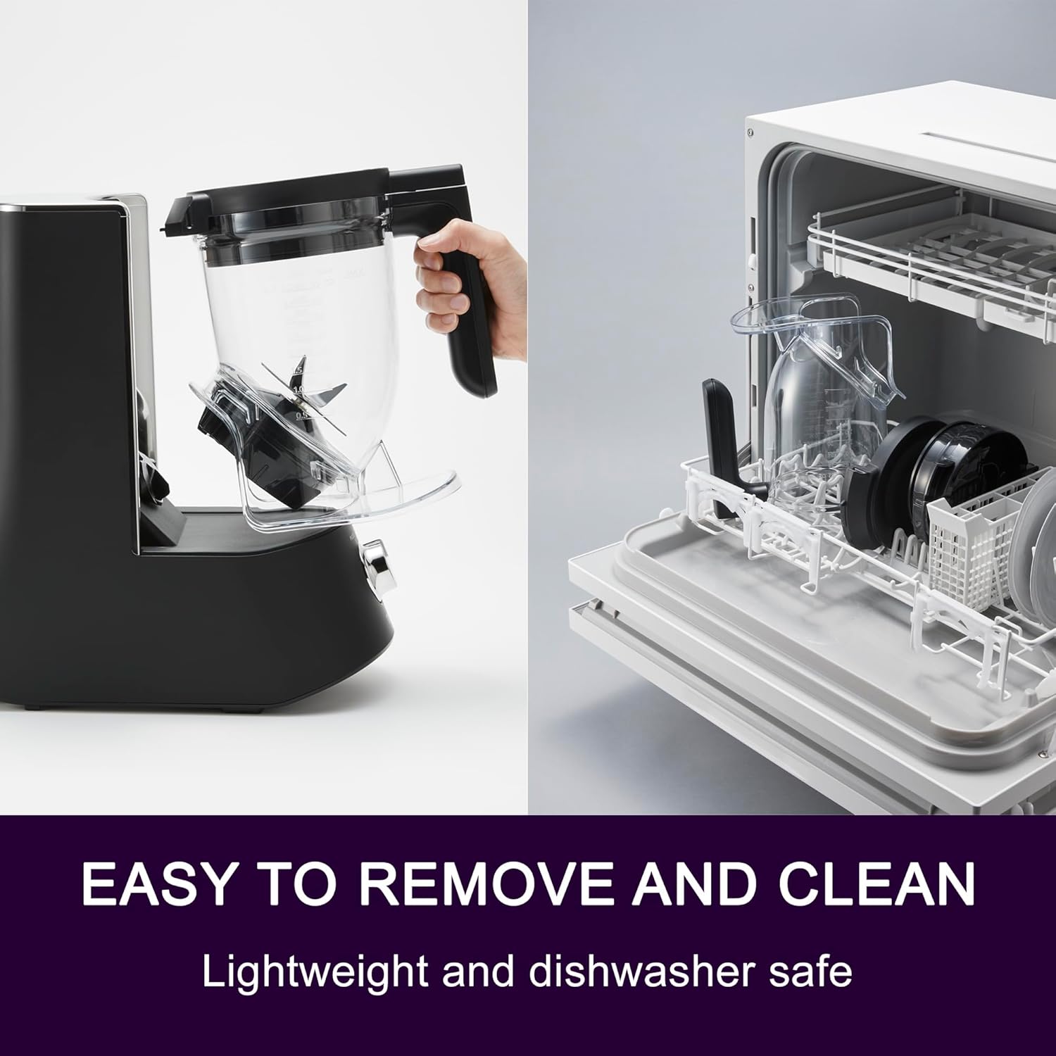 Tiger Smoothie Blender - Japanese Smoothie Maker for Smoothies, Crushed Ice, Milkshakes, Soups, Purees, Sauces, Matcha with Degree Diagonal-Blade Food Processor​