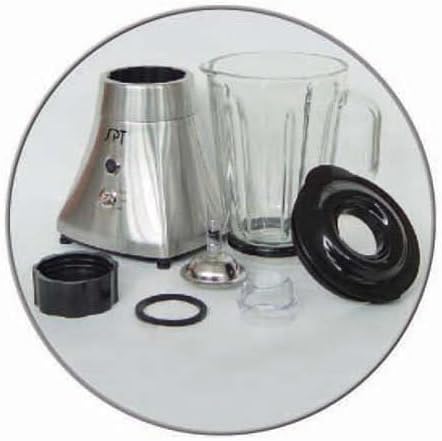 Sunpentown CL-511 Square-Base Stainless-Steel Blender with 1-1/2-Liter Glass Jar