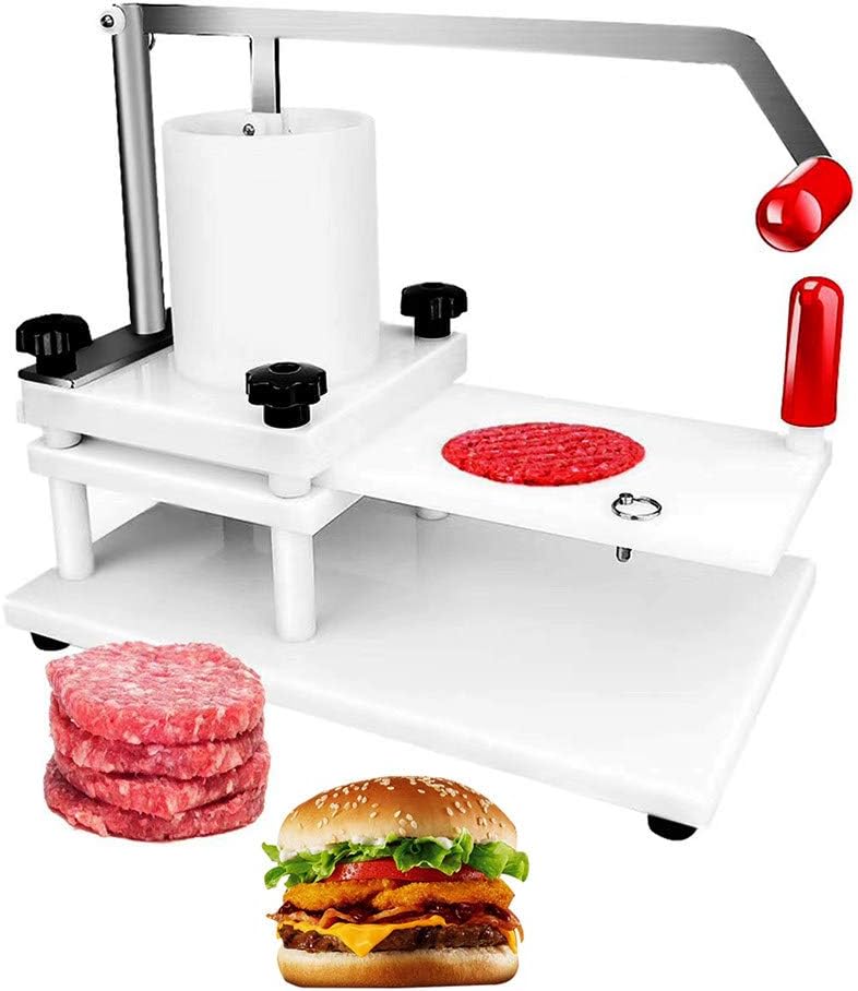 Commercial Hamburger Patty Maker Heavy Duty Meat Forming Processor, Burger Press, Patty Press for Stuffed Burgers