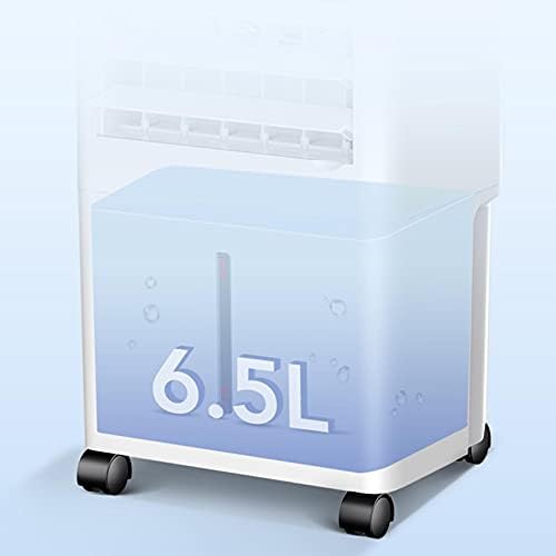 Evaporative Air Cooler Air Conditioner Fan Room Cooler with 2 Ice Trays,Evaporative Coolers for Home Office,Cooler Fan with Universal Wheel,6.5L Water Tank-Remote Control A