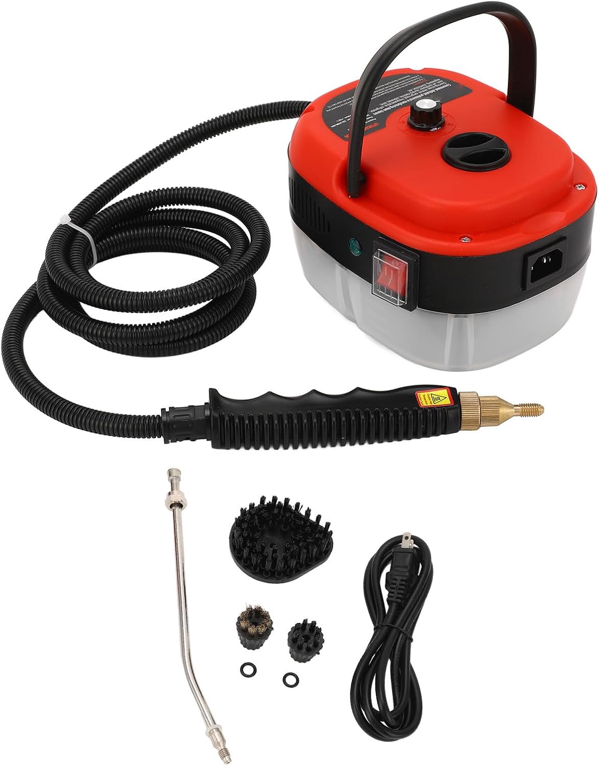 2500W Electric Steam Cleaner High Temperature High Pressure Handheld Steam Cleaning Machine for AC Range Hood Kitchen Portable Electric Steam Clean Machine