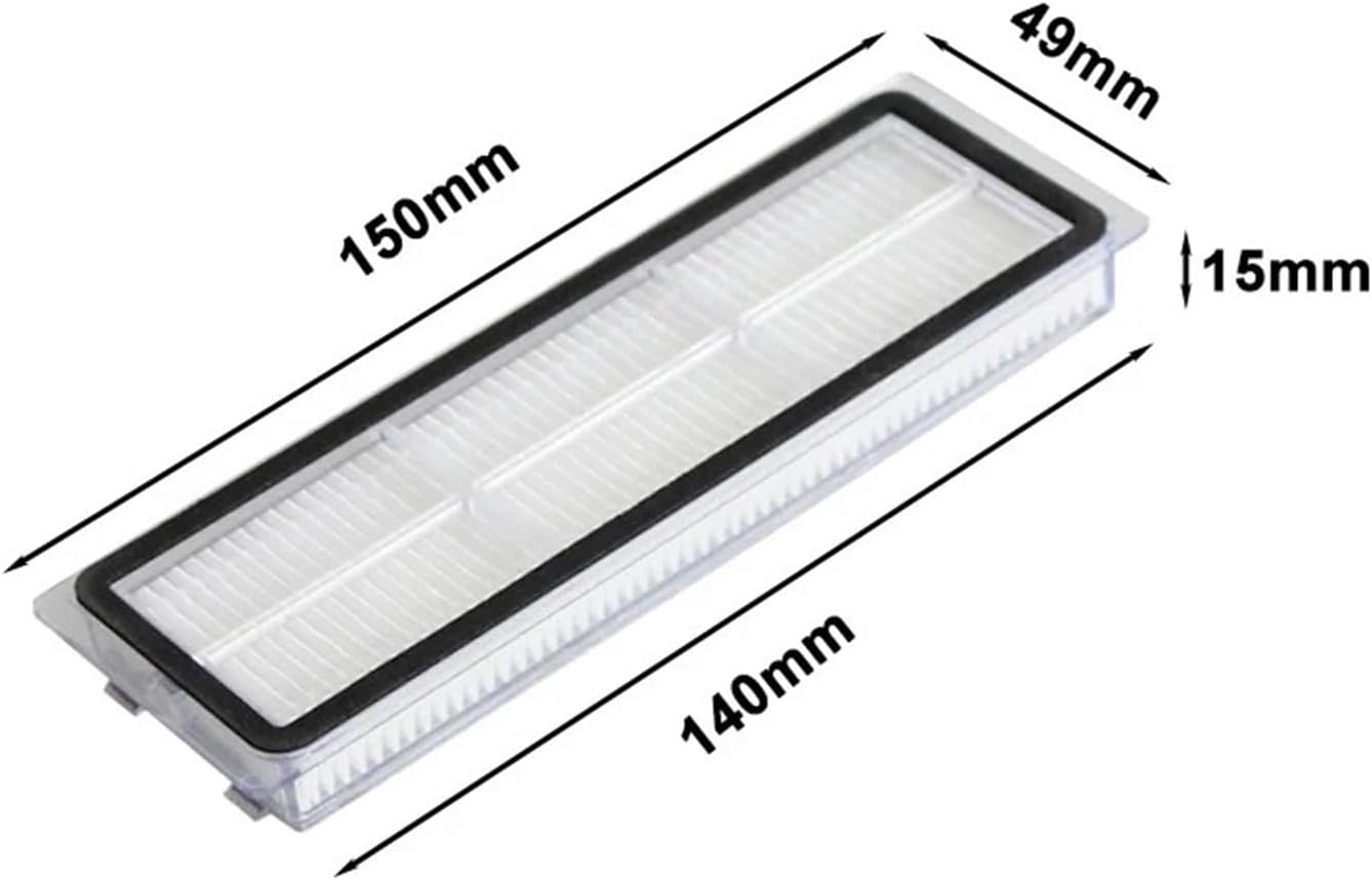 Vacuum Cleaner Side Brush Compatible for Dreame Bot Z10 Pro / L10 Plus Compatible ForXiaoMi STYTJ05ZHM Auto-Empty Robot Main/Side Brush Filter Vacuum Cleaner Accessories(Set 13)