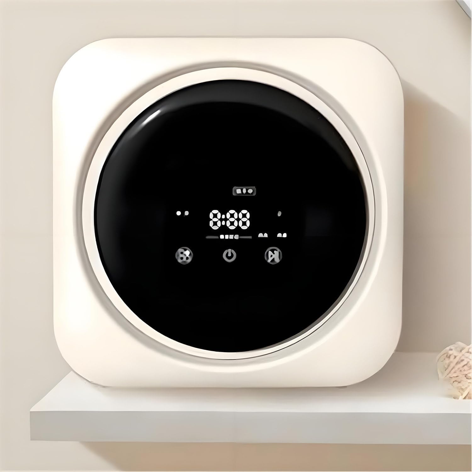 Automatic Mini Washing Machine, Fully Automatic Washing Machine And Spinner, 3kg Capacity, High Temperature Drying at 95°C, For Dormitories And Holiday Apartments