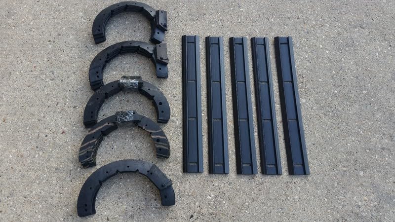 #US Replacement Part for 5 Sets Paddles Scraper Blade Fits for MTD 753-0613 731-1033 Yard Machine Snowblower lawnpart#5811012