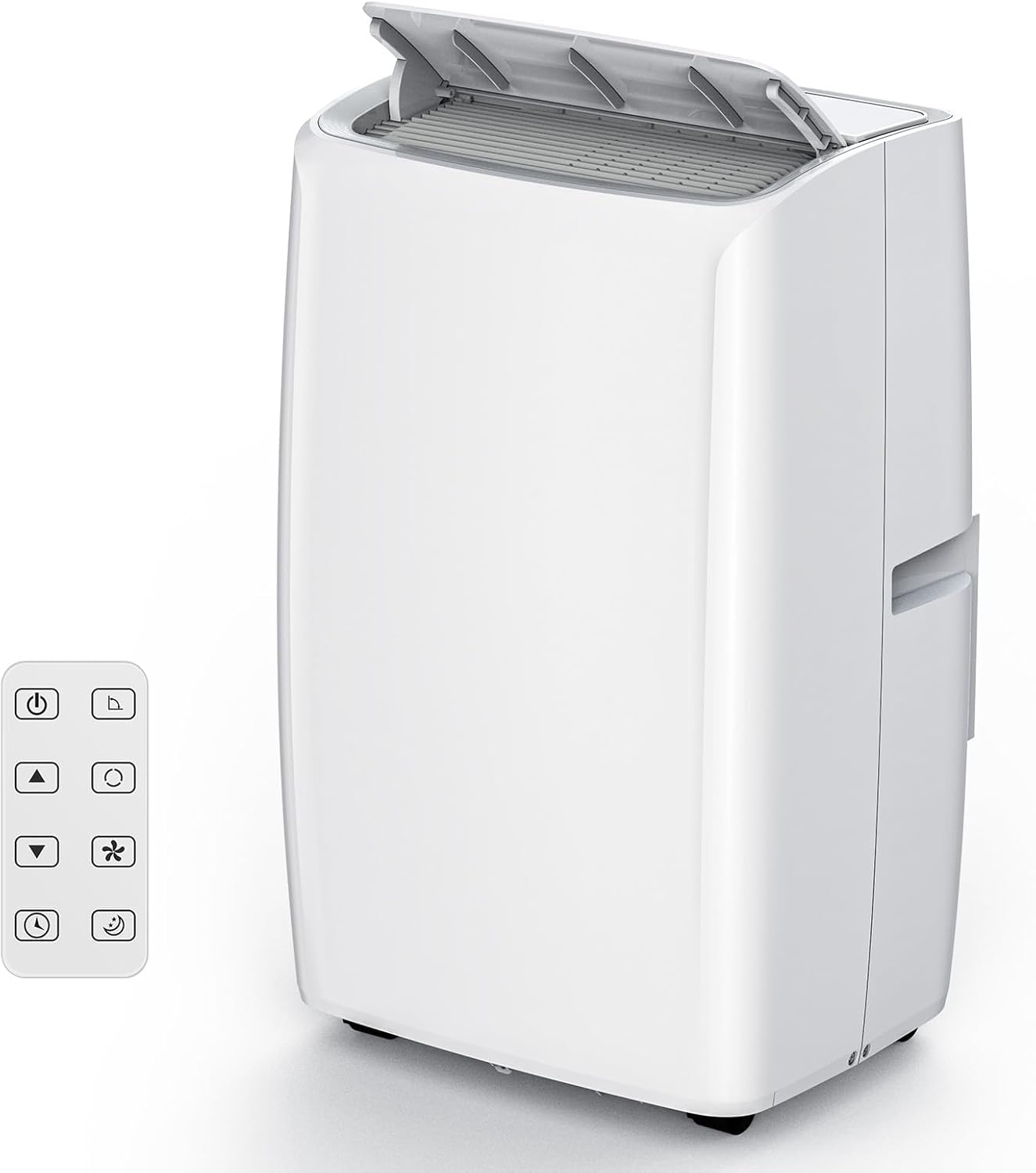 12000 BTU Portable Air Conditioner for Rooms up to 550 Sq. Ft with 3-in-1 Cooling, Fan, and Dehumidifier,24-Hour Timer, Compact, Energy Efficient, and Quiet Operation, Easy to Move