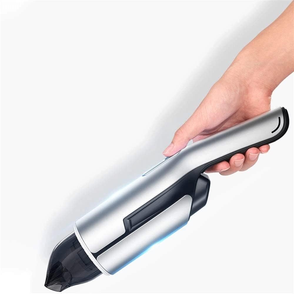 Vacuum Cleaner Wireless Mini Handheld Dual Filter Vacuum Cleaner, Portable Strong Suction Dual Purpose Dry and Wet Vacuum Cleaner, Multi-Function Large Capacity Battery Non-Slip Handle Su