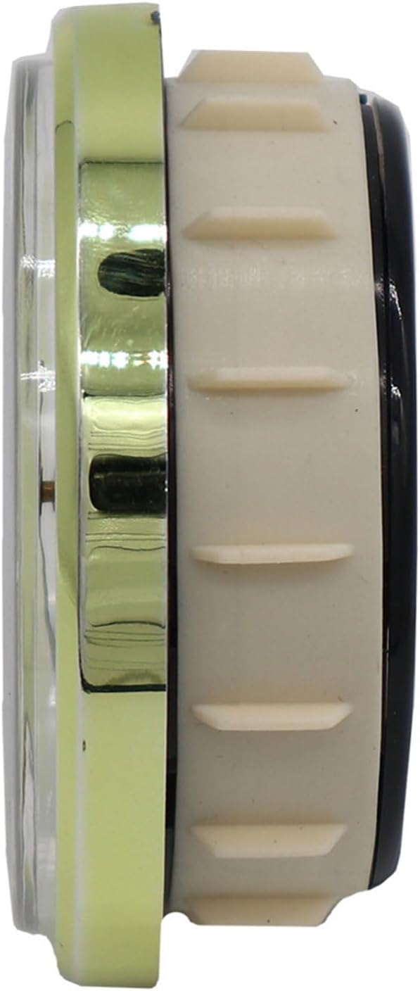 Modern 70mm Quartzs Clock Movement Metal Dials Black Hands Gold Finish Easy Installation Decorative Household Access Easy Installs Clock Movement