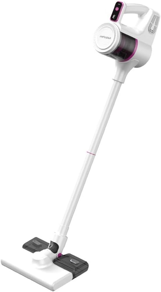 Wireless Cordless Vacuum Cleaner, 15000Pa Suction, 2-in-1 Handheld & Stick, Multiple Brush Heads (White)