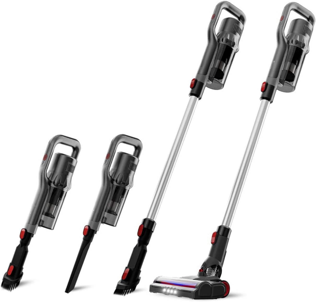 Hard Floor Vacuum Cordless Wireless Handheld Vacuum Cleaner, Home Clean Appliance Suction Power, Household Car Applicance Tool