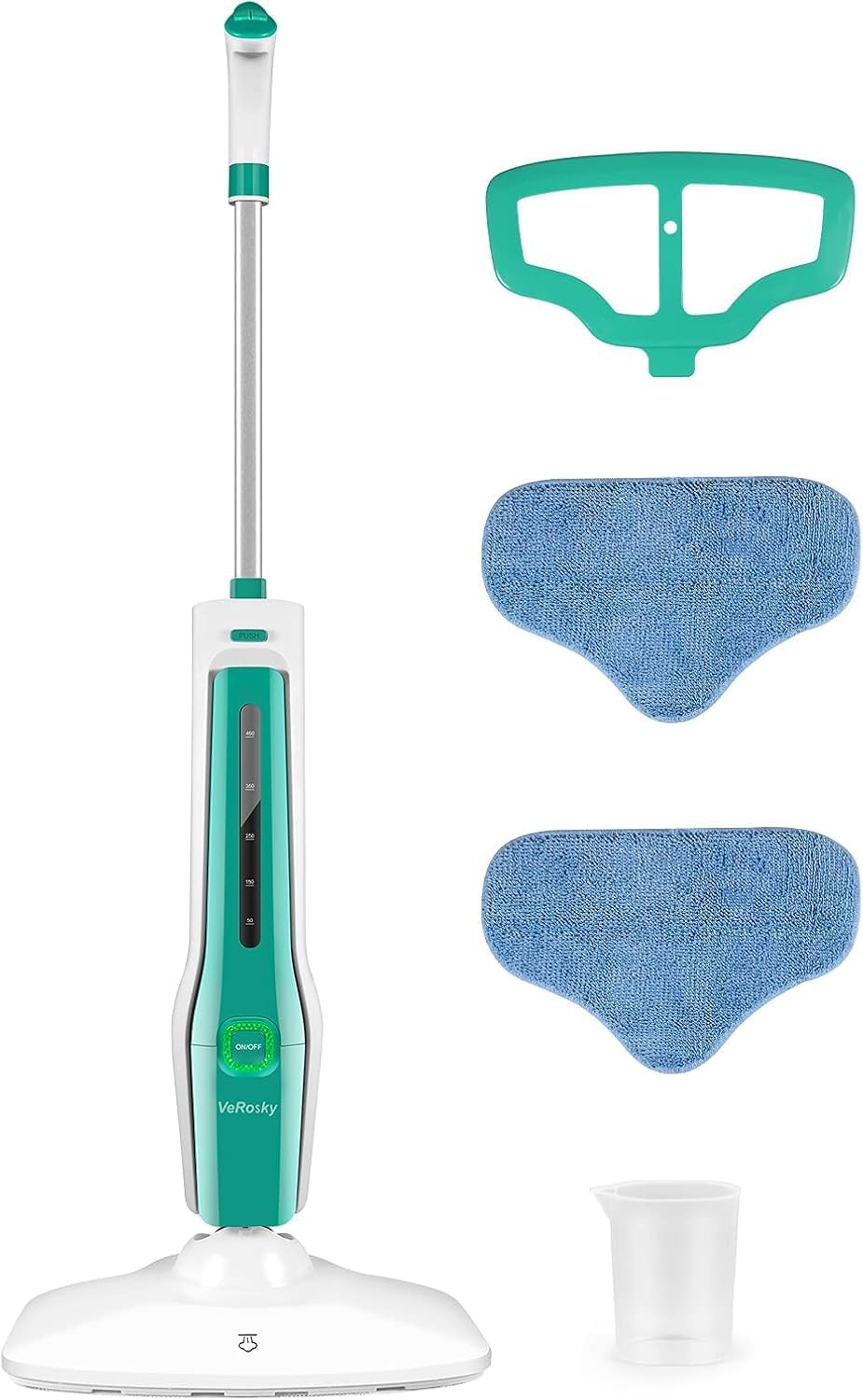 Steam Mop, Steamer for Cleaning Hardwood Floor Cleaner for Tile Grout Laminate Ceramic, Lightweight Steam Mops Machine with 3 Steam Levels