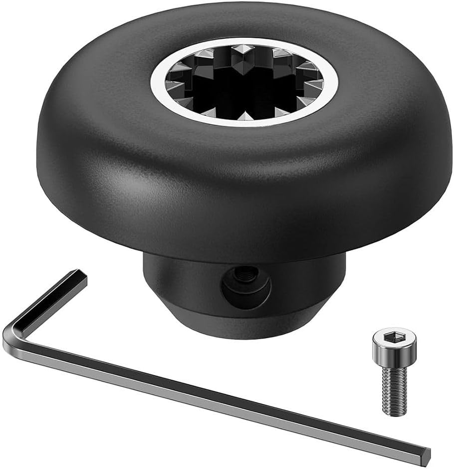 1Set Mushroom Head Connector Blender Drive Socket with Wrench Screw Universal for Vitamix Blender Black
