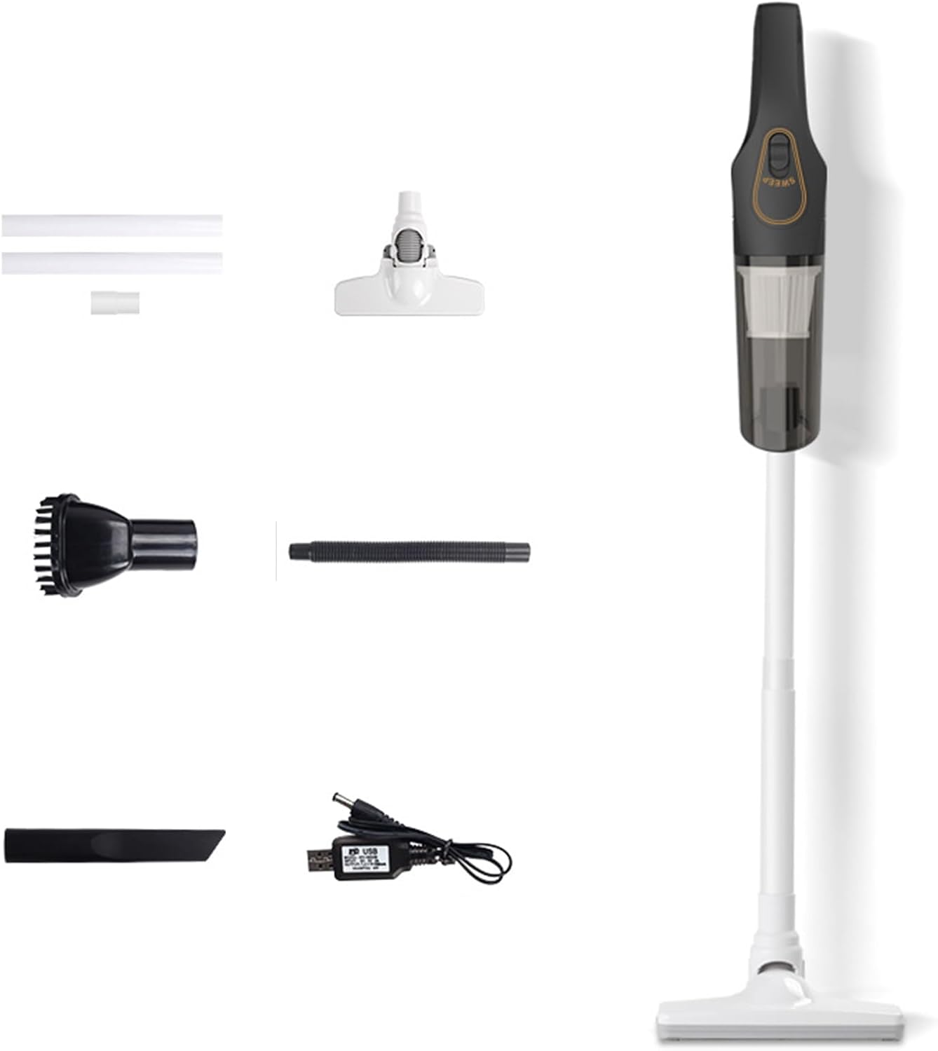 USB Rechargeable Handheld Vacuum Portable Remover ABS Texture for Home Car Pet Hair Pet Hair Handheld