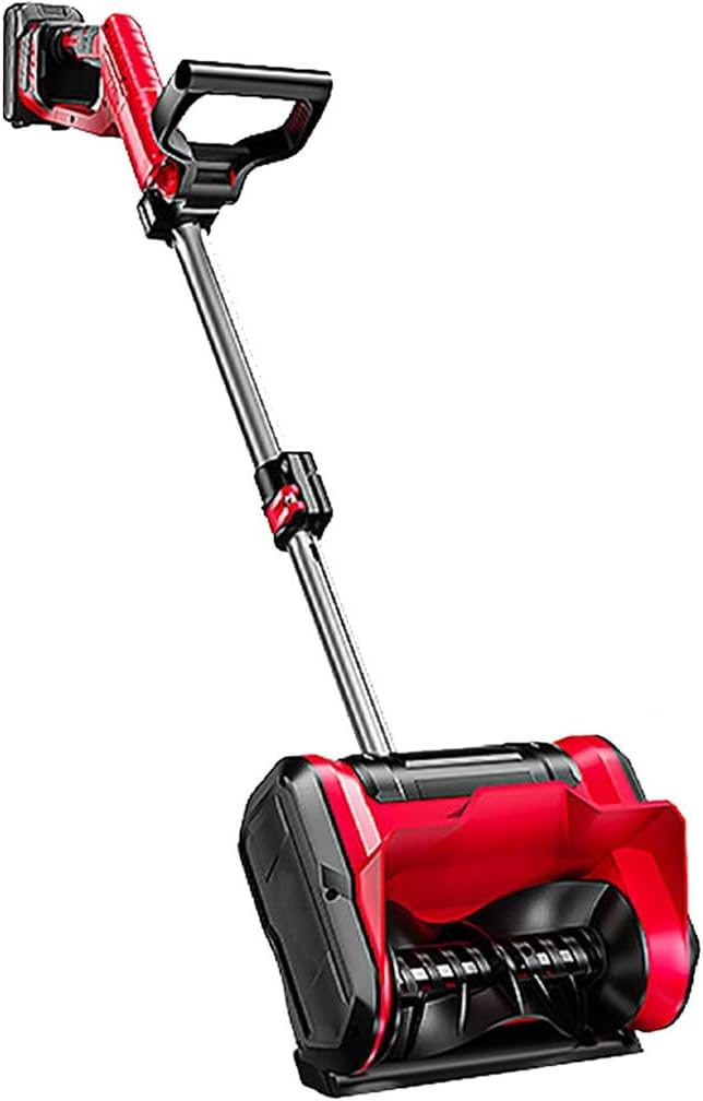 Cordless Snow Shovel, 20V Cordless Snow Blower, Adjustable Direction Snowplow with 2 X Li-ion Battery, for Road Household Snow Clearing