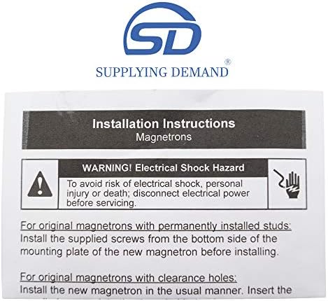 Supplying Demand 5304467693 75304467693 Microwave Magnetron Replacement Model Specific Not Universal