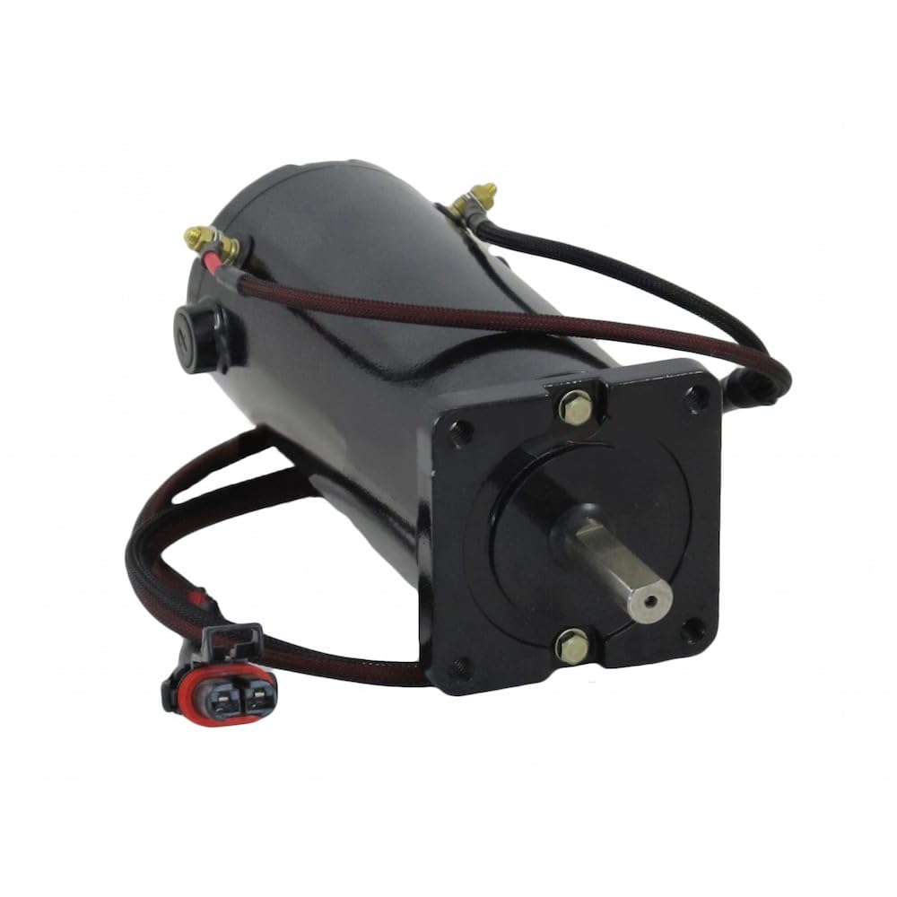 RAREELECTRICAL New Salt Spreader Motor is Compatible with Western Fisher SNO-Way W-8815 W8115 Complete with Wir