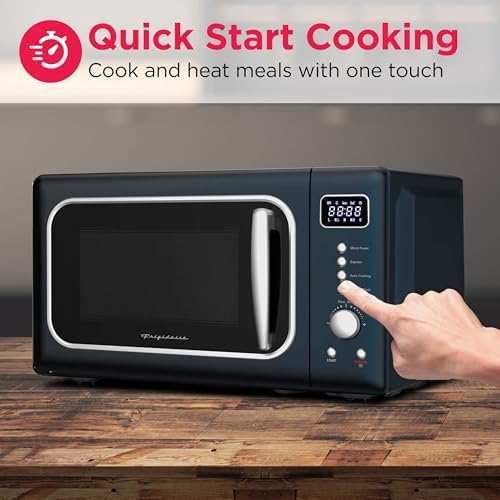 FRIGIDAIRE EMW788RETRO 0.7 cu. ft. Retro Microwave, Azure-Argent