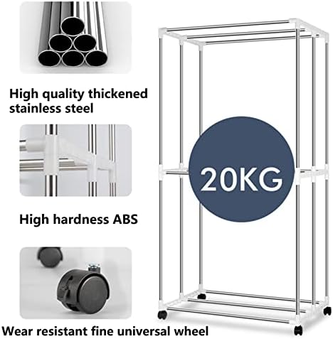 2300W Electric Heated Clothes Dryer, Portable 2/3-Tier Laundry Drying Rack with Remote Control, Large Capacity Folding Airer, Digital Timer for Efficient Drying