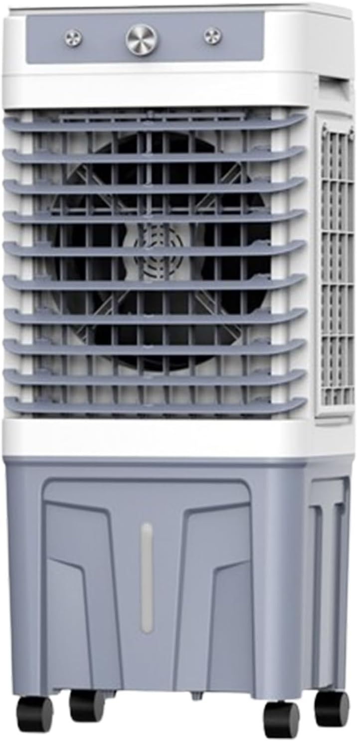 Evaporative Air Cooler, Fast Cooling Fan with Water Tank and Timer, 3 Speeds Portable Air Conditioners for Room Office Factory(47 * 37 * 107cm)
