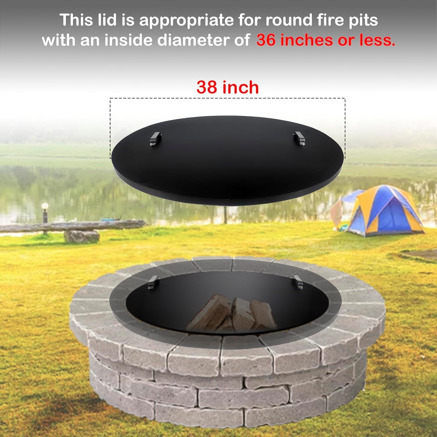 Simond Store Fire Pit Lid 38
