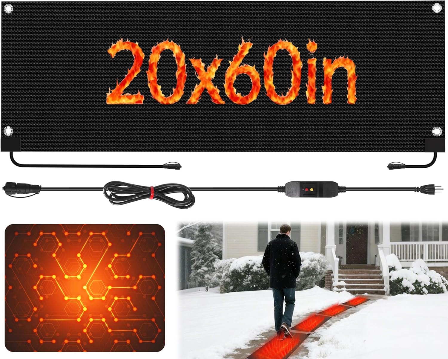 Snow Melting Mats for Walkways,20