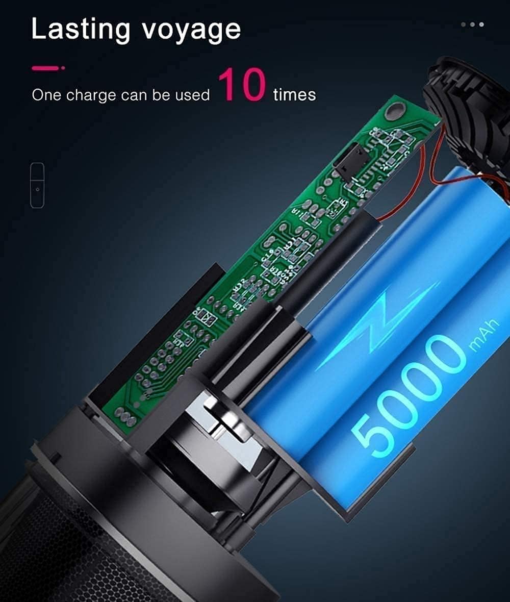Handheld Vacuum Car Vacuum 100W Upgraded 5kpa Suction Hand Vacuum Cleaner Quickly Recharge Portable Mini Vacuum for Car Home Pets Cleaning