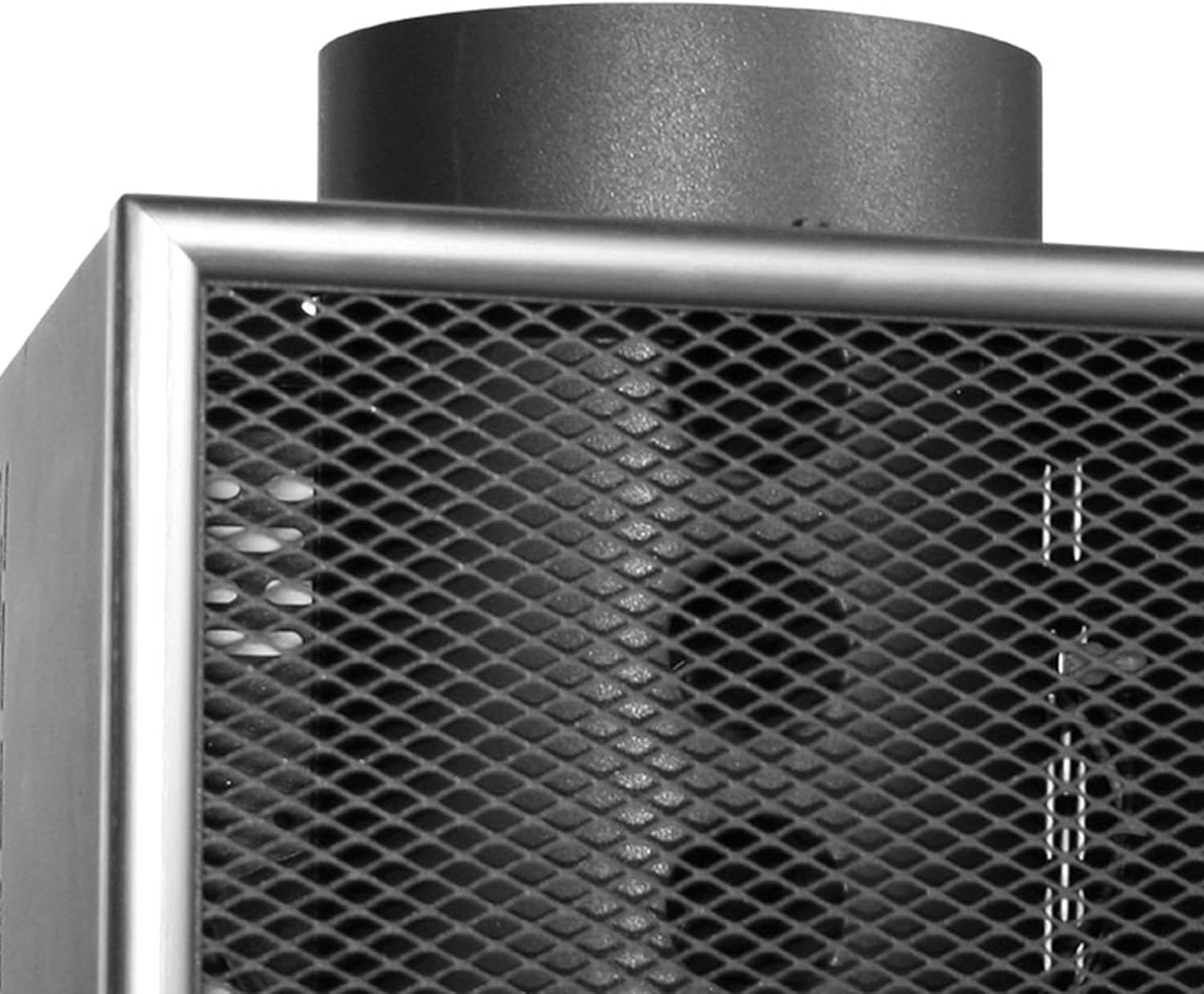 US Stove Company MH6 Easy to Install 6 Inch Miracle Heat Reclaimer Ultra Quiet Freestanding Wood or Coal Stove Furnace, Black