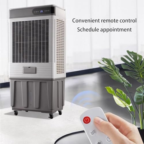 3-in-1 Evaporative Air Cooler, Swamp Cooler with 12H Timer and 3-Speed, Dual Tank Portable Air Conditioner for Room Office