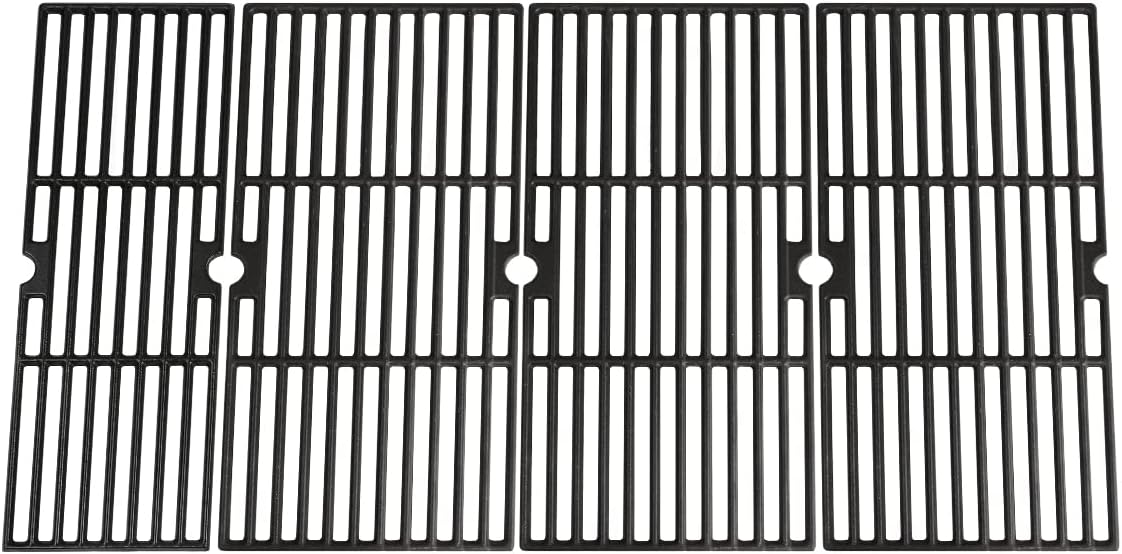 Uniflasy 18 Inch Grill Grates for Charbroil Performance 463244819 6 Burner Gas Grill, 463244819 463276517 463245917 463276617 6-Burner Cast Iron Cooking Grate Charbroil Grill Replacement Parts