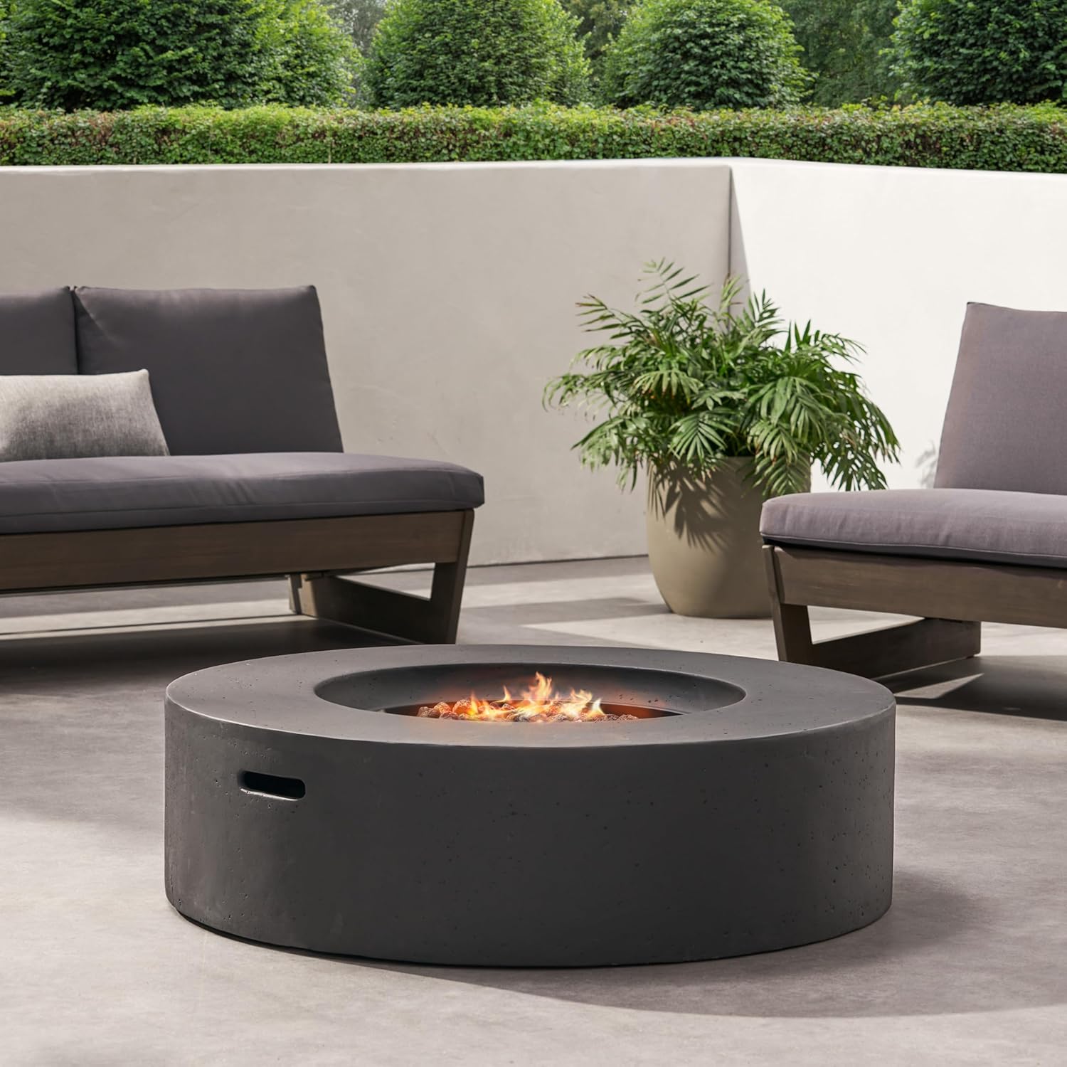 Outdoor Round Fire Pit, 40