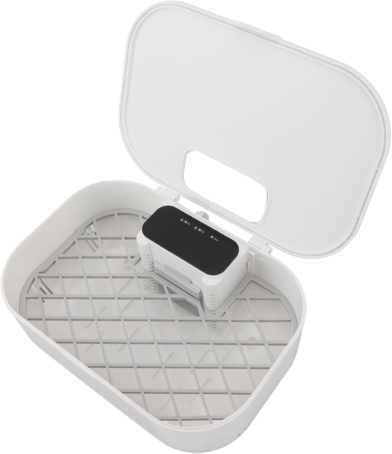 Keenso Mini Clothes Dryer with Touch Screen, Double Layer Drying for Underwear, Sock, Towel, Portable US Plug, 110V