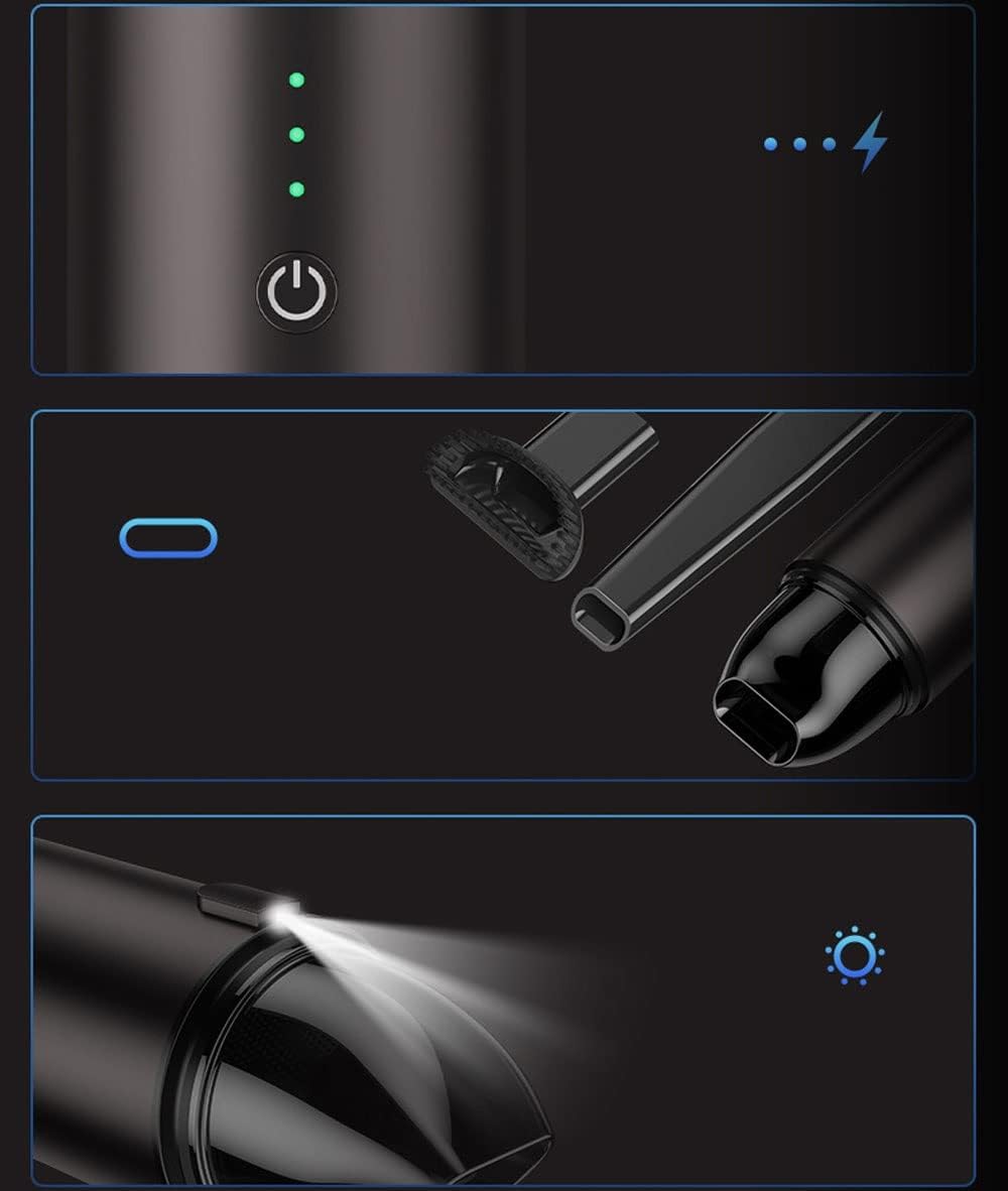 Handheld Vacuum Cordless, Rechargeable Car Vacuum Cleaner, Mini Hand Vacuum with 5000 Pa Powerful Suction, Portable Hand Held Vacuum for Car Pet Hair Hardwood Floor Home