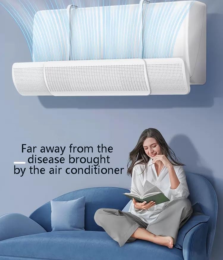 Retractable Central Air Conditioning Wind Shield, Suitable for Most Air Conditioners, Anti Direct Blowing