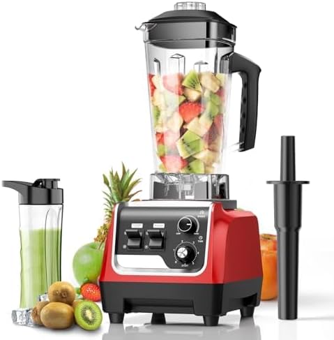 Blender, 28000 RPM 1800W Powerful Countertop Blenders for Kitchen, 70oz Pitcher with 10-Speed & 1-5 Min Timer for Smoothies, Ice Crushing, Frozen Fruits - Includes To-Go Cup