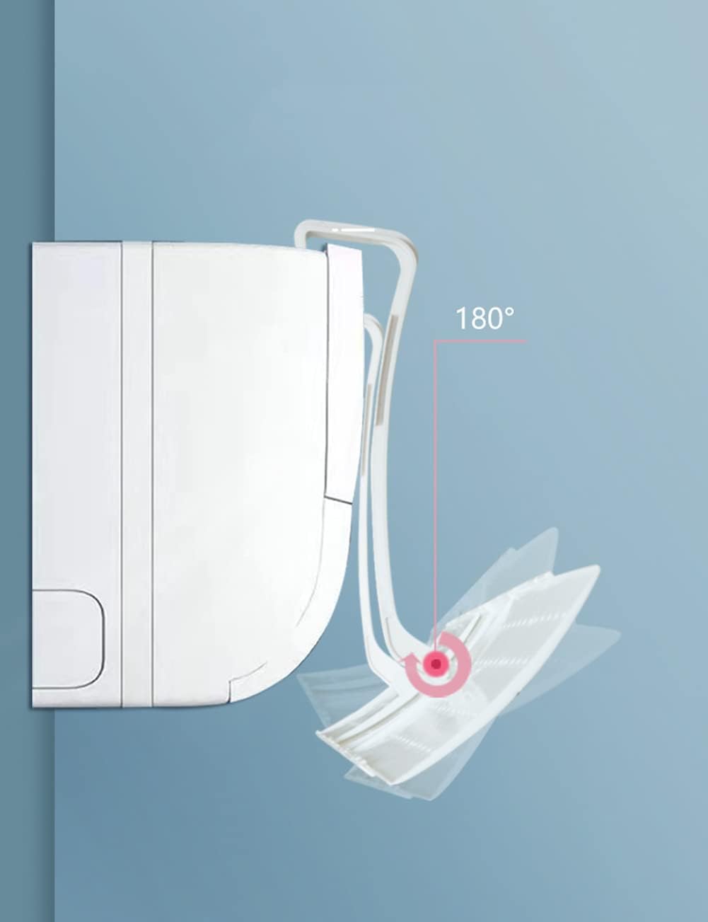 Retractable Air Conditioner Wind Deflector, Wall Mounted Wind and Straight Blow Wind Baffle for Home Office