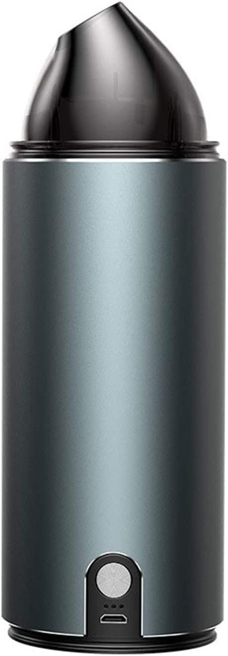 Portable Cordless Car Vacuum, Wet/Dry Handheld Auto Vacuum Cleaner with 5300pa Strong Suction, USB Rechargeable Mini Car Cleaning for Home Office Cleaning (Color : Gray)
