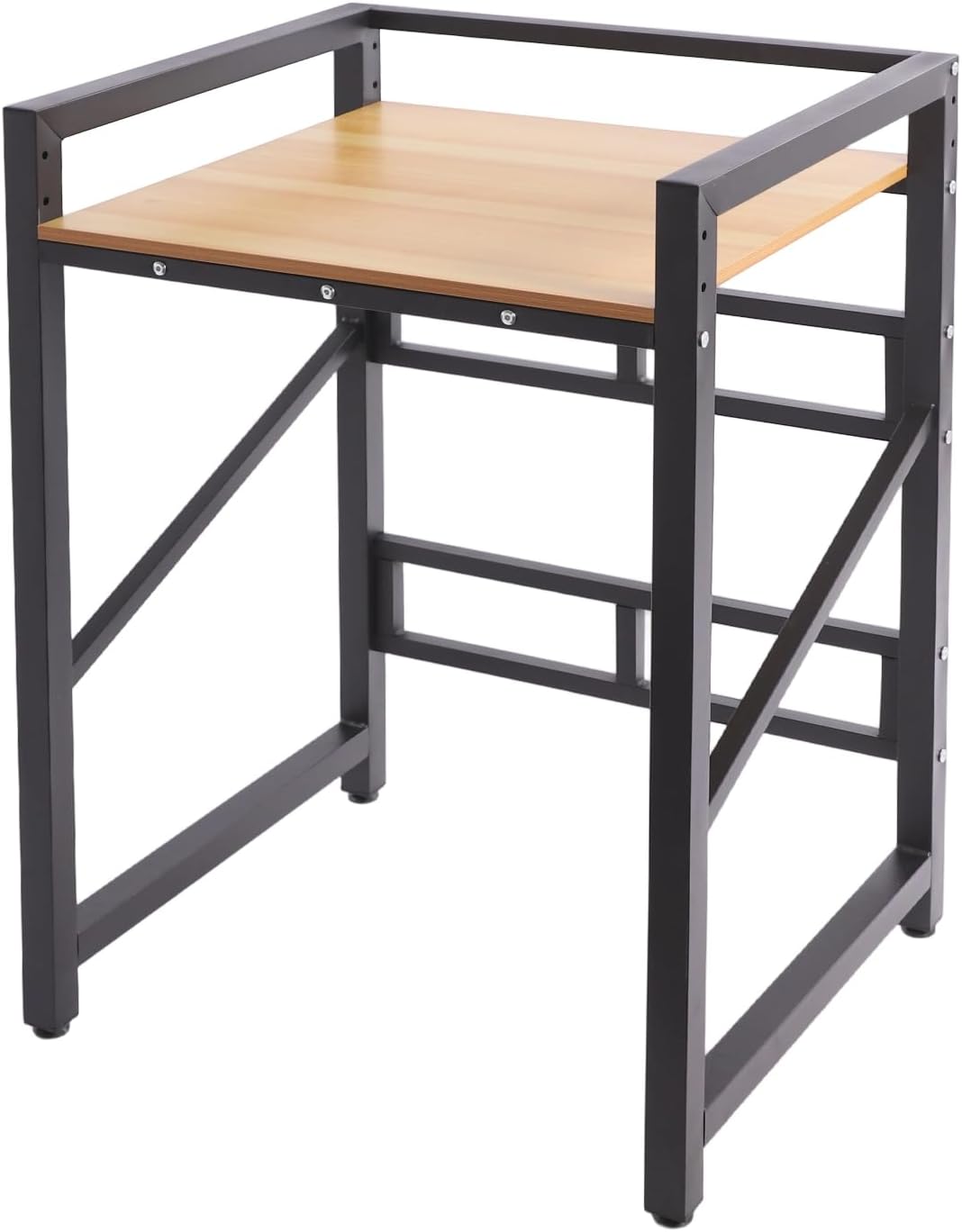 Washer Dryer Stacking Rack Stand, Height Adjustable Heavy Duty Washing Machine Shelf with Top Guardrail and Feet, 661.39 lbs Capacity, Washer & Dryer Storage Shelf for Bathrooms, Laundry Rooms