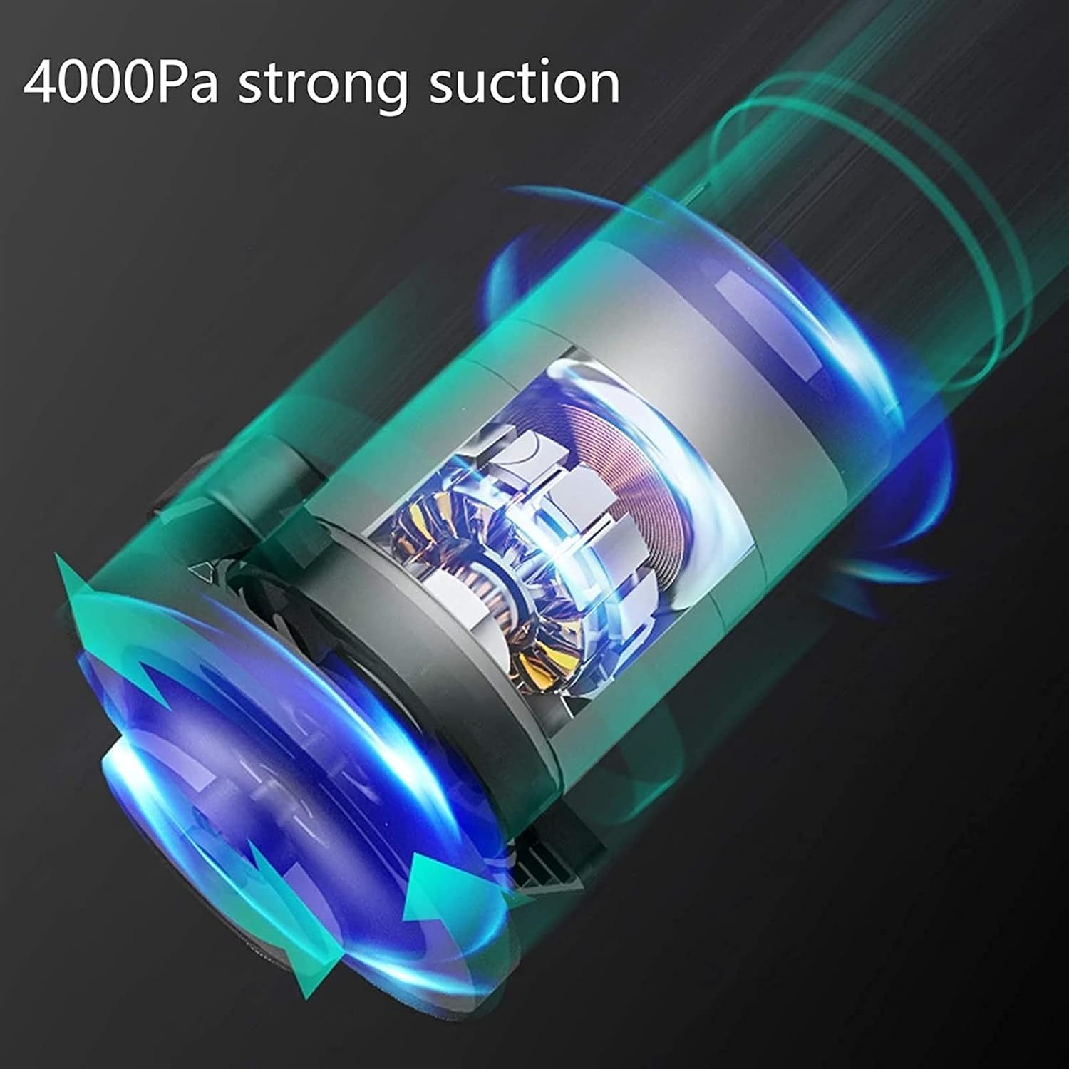 Handheld Vacuum Cleaner, Cyclone Handheld Vacuum Cordless and Powered by Strong Motor, Quick Charging Tech, Replaceable HEPA Filter Meet Various Needs in Vehicle & House