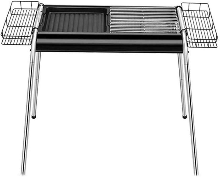 Barbecue Grill Stainless Steel Charcoal Barbecue Shelf, Outdoor Picnic Barbecue, Camping, Terrace Backyard Cooking, Three Colors Available