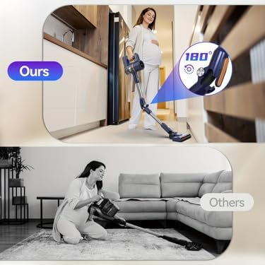 Cordless Vacuum Cleaner Lightweight, Suitable for Pet Hair, Carpet, Hardwood Floor