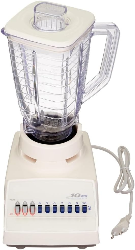 4173 10 Speed Kitchen Blender Plastic Jar, 220-240 Volts