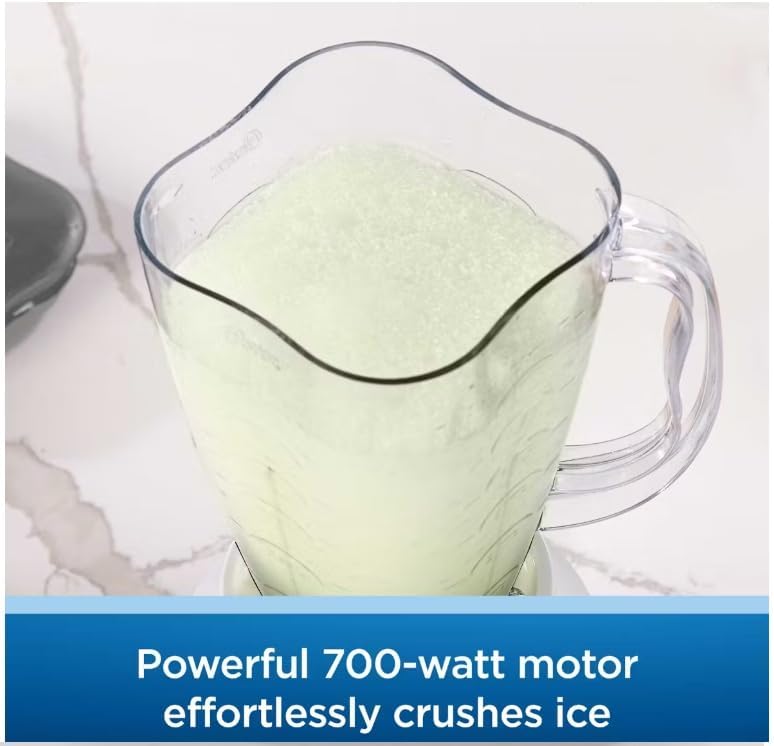 Oster Easy-to-Use Blender with 5 Speed Settings and 700-Watt Motor, White