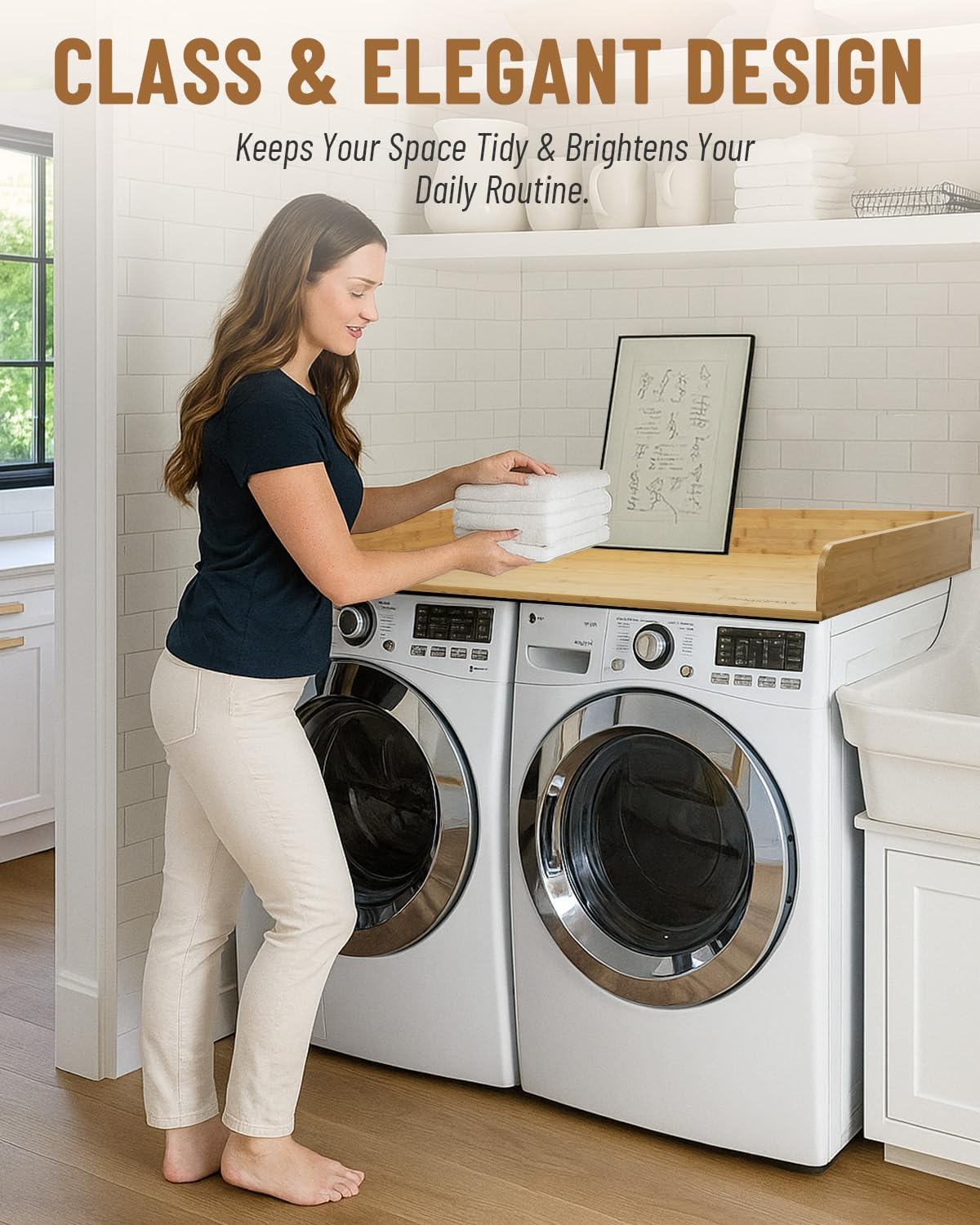 MaidMAX Washer Dryer Countertop, 54