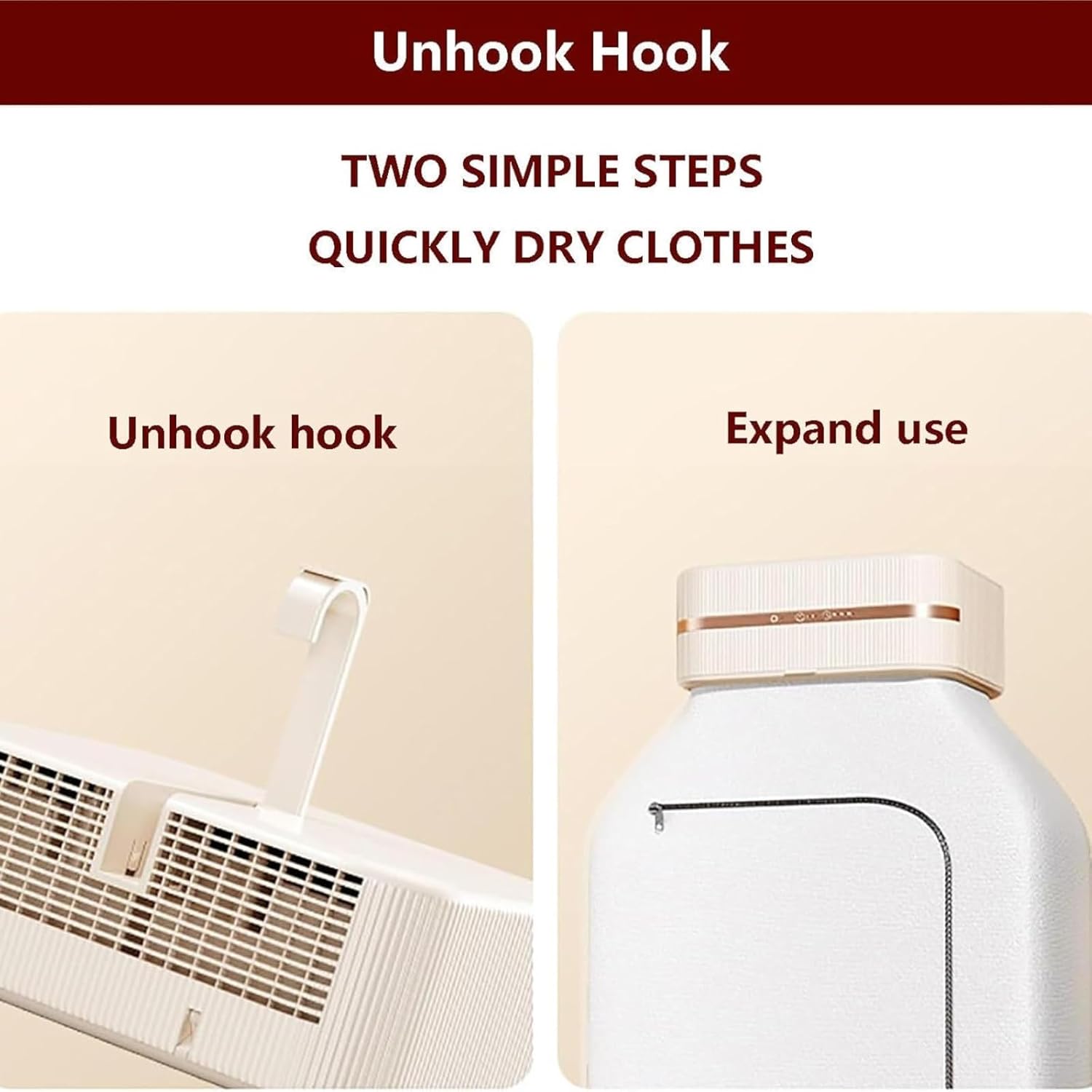 Clothes Dryer Portable Clothes Drying Machine Vertical Steam Iron Electric Clothes Care Machine For Home Use And Outdoor Travel